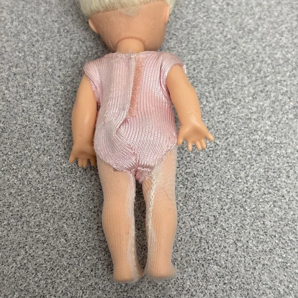 Vintage Barbie Girl Kelly Doll, Blonde Ponytail Extra Clothing, Outfits, EUC